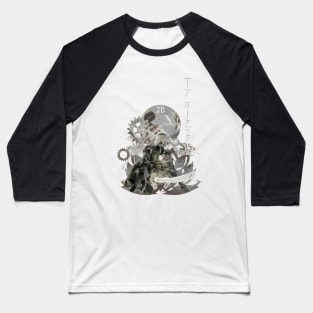 Nier Automata 2B rain Baseball T-Shirt